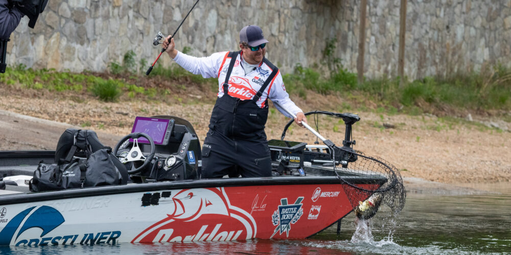 Image for Cox on top after Day 2 at Lake of the Ozarks