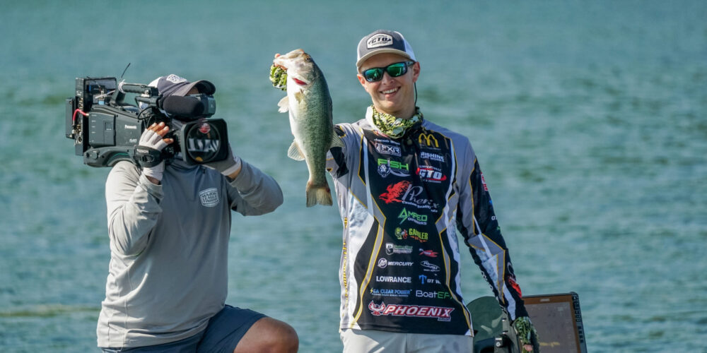 Image for Local Bass Pro Tour rookie Jacob Wall coasts to Qualifying Round win at Bass Pro Tour Toro Stage Four Presented by Bass Cat Boats