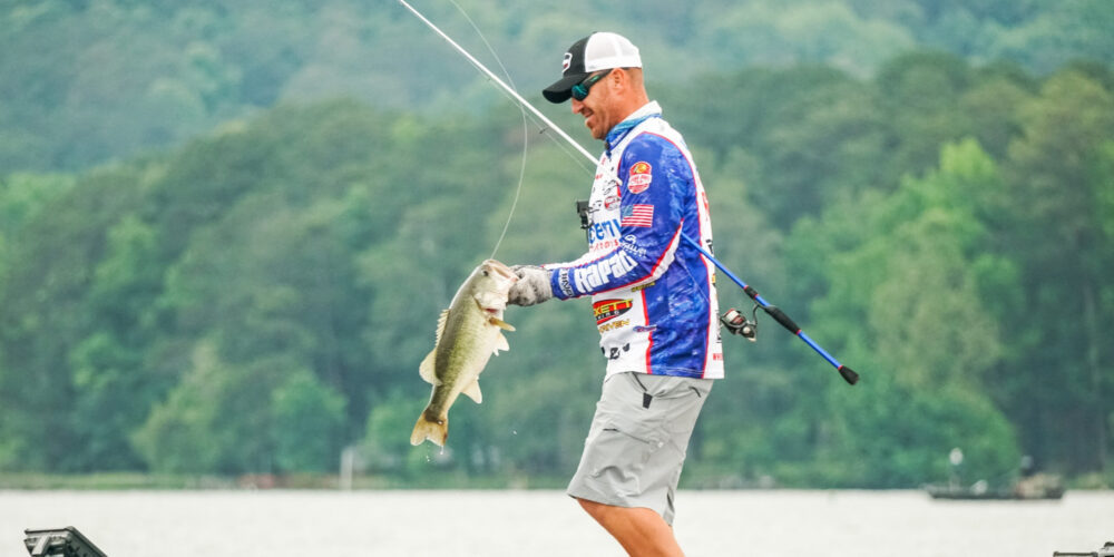 Image for Wheeler leads going into final day at Bass Pro Tour Toro Stage Four on Lake Guntersville Presented by Bass Cat Boats