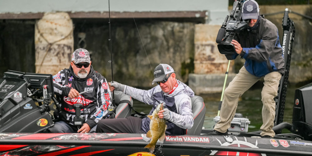 Image for KVD hammers 28-pound limit of smallmouth to take early lead at Favorite Fishing Stage Five on Cayuga Lake Presented by ATG by Wrangler