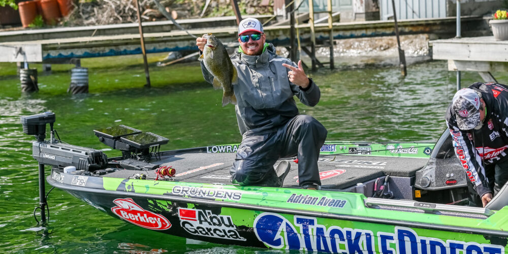Image for Adrian Avena leads as competition set for final day at Favorite Fishing Stage Five on Cayuga Lake Presented by ATG by Wrangler