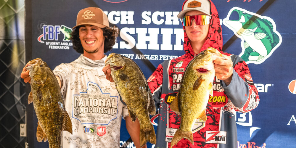 Image for GALLERY: High school anglers bring high hopes to the scales for Day 1 weigh-in