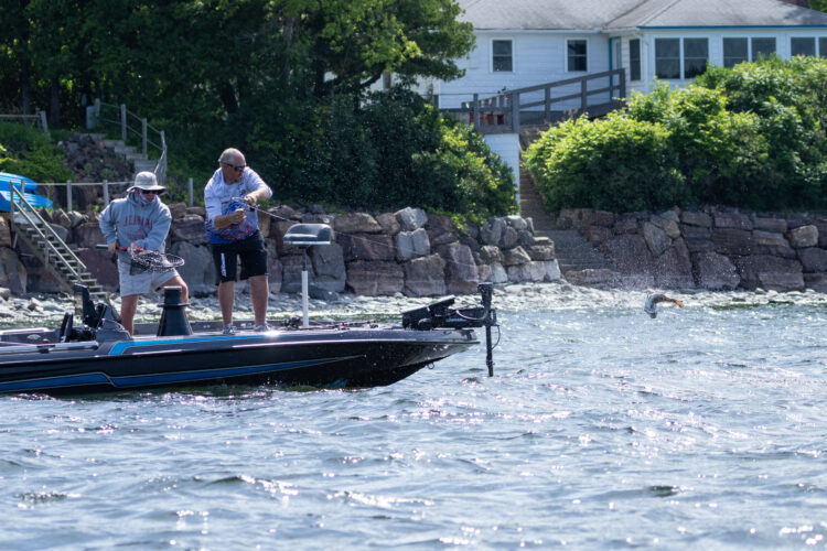 Image for GALLERY: Scooping smallies on Day 2 at Champlain