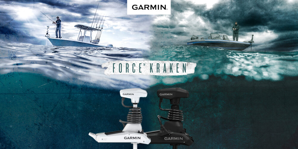 Image for Garmin unveils Force Kraken, expands its award-winning trolling motor series to a wider range of boat