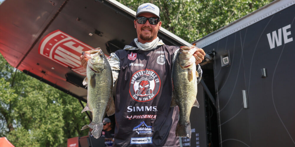 Image for Nick Hatfield leads on Day 1 of MLF Tackle Warehouse Invitational Mercury Stop 6 at the Mississippi River in La Crosse
