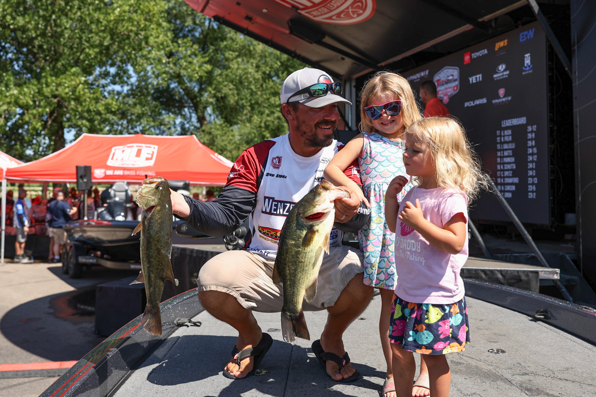 GALLERY: Showing off kickers on Day 2 at the Mississippi River – Major League Fishing