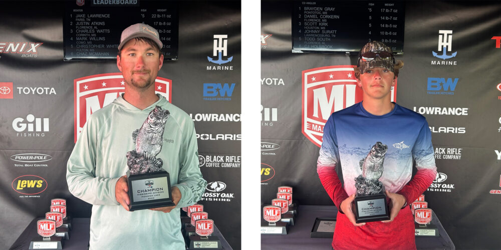 Image for Tennessee’s Lawrence dominates two-day Phoenix Bass Fishing League Super Tournament on Pickwick Lake