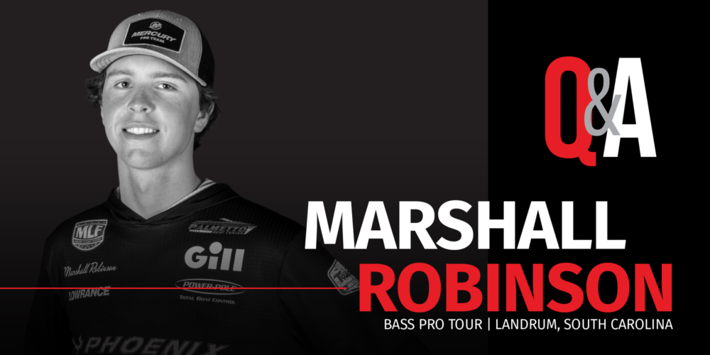 Marshall Robinson answers questions about life, fishing, and more