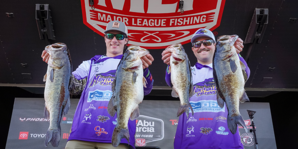 Image for Montevallo’s Dumke, Fothergill stack up 27-3 for Day 1 lead at College Fishing National Championship