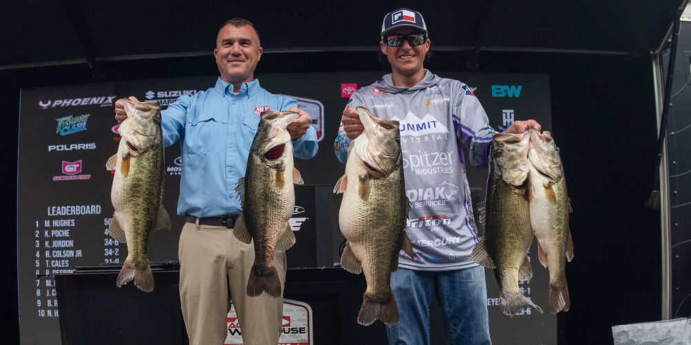 Local pro Marshall Hughes catches 38-7 to seize the lead at Tackle  Warehouse Invitationals Stop 1 Presented by Power-Pole MOVE at Sam Rayburn  Reservoir - Major League Fishing