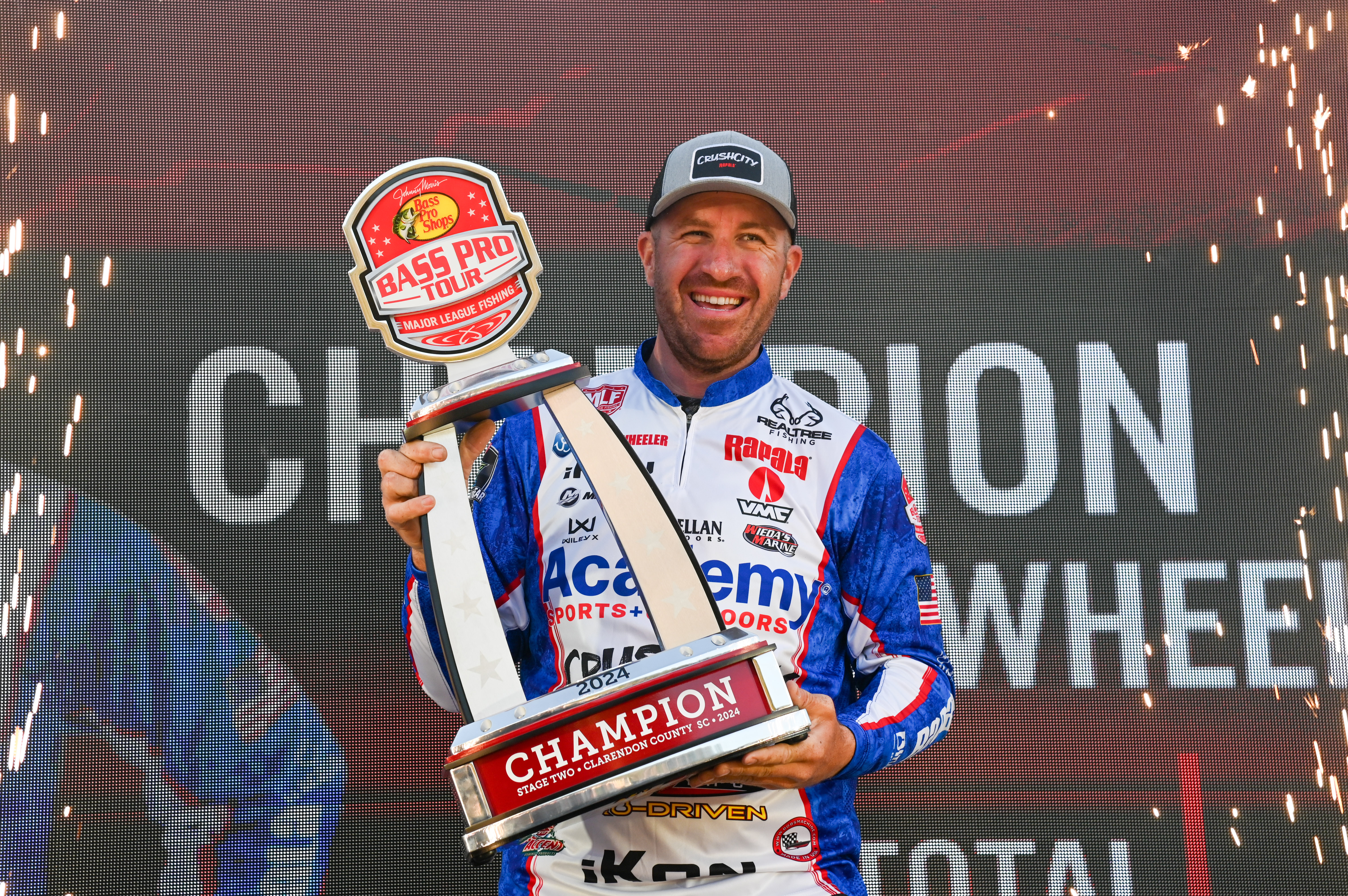Wheeler earns seventh Bass Pro Tour victory at Suzuki Stage Two Presented  by Fenwick at Santee Cooper Lakes - Major League Fishing