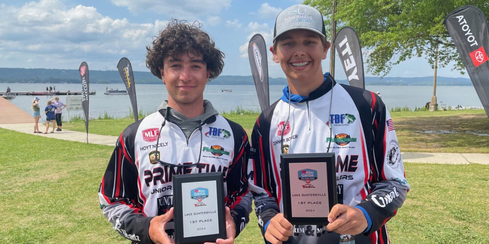 Image for Team from Ohio’s Prime Time Anglers wins MLF Abu Garcia High School Fishing Presented by Tackle Warehouse Open on Lake Guntersville