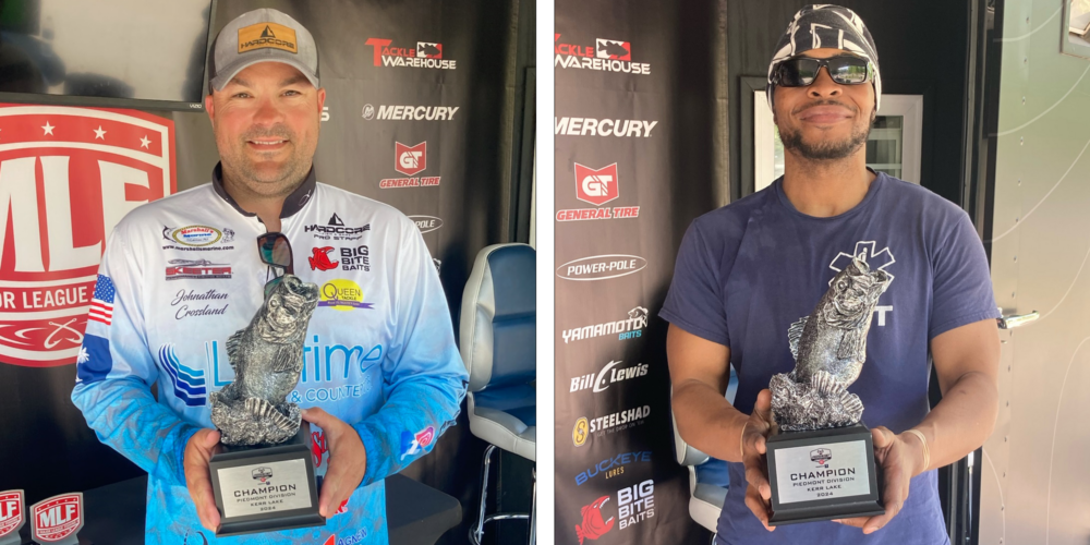 Image for South Carolina’s Crossland targets prespawn bass to earn the win at Phoenix Bass Fishing League event at Kerr Lake