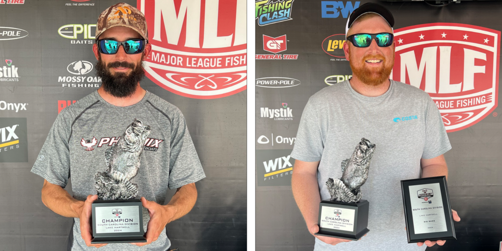Image for North Carolina’s Souther targets herring spawn with topwater to win Phoenix Bass Fishing League event at Lake Hartwell