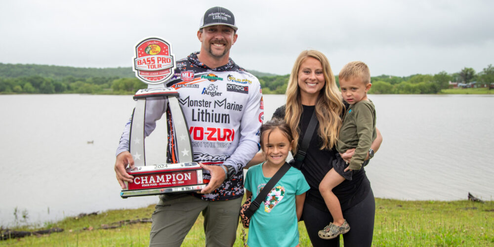 Image for Birge breaks through, claims first Bass Pro Tour win on Lake Eufaula