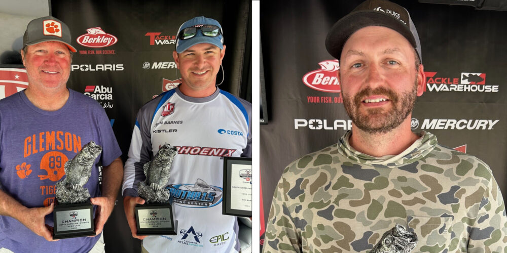 Image for Barnes, Grooms tie for win at Phoenix Bass Fishing League event at Kerr Lake