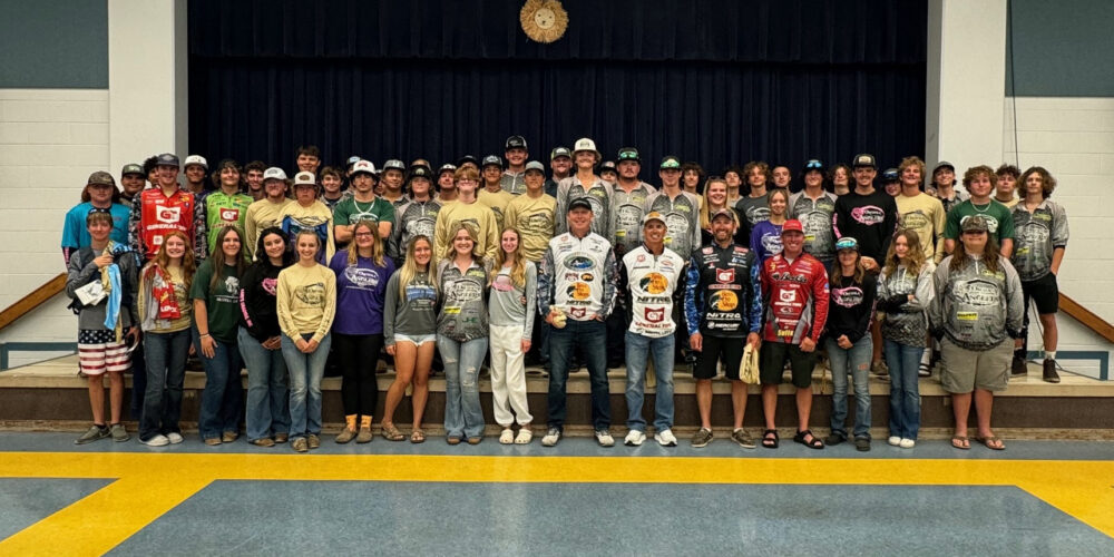 Image for MLF Pros visit Osceola County High School Anglers Fishing Club to talk about boater safety