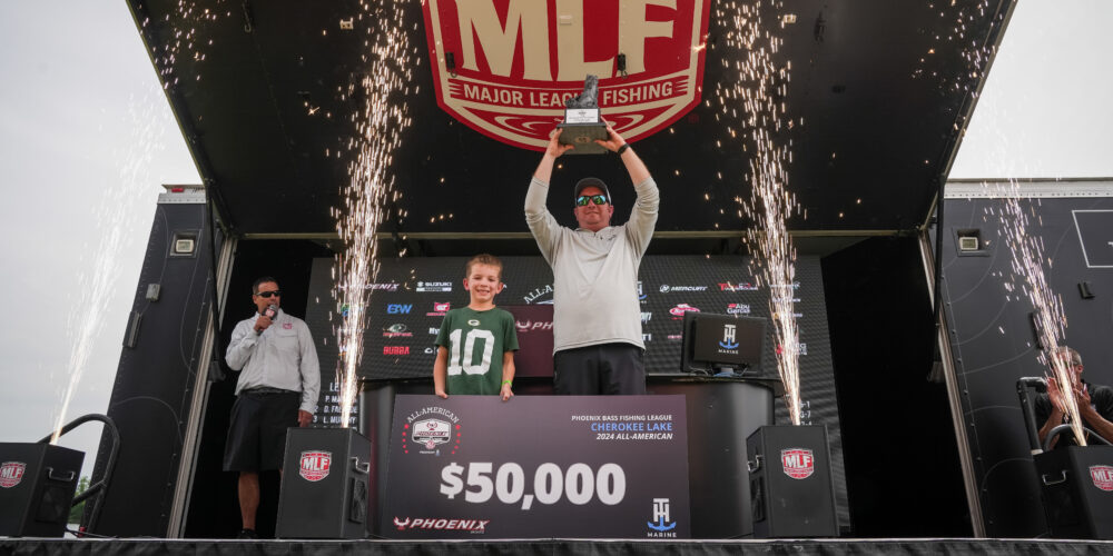 Image for ‘Lucky quarter’ and a Ned rig earn Parchman All-American co-angler win