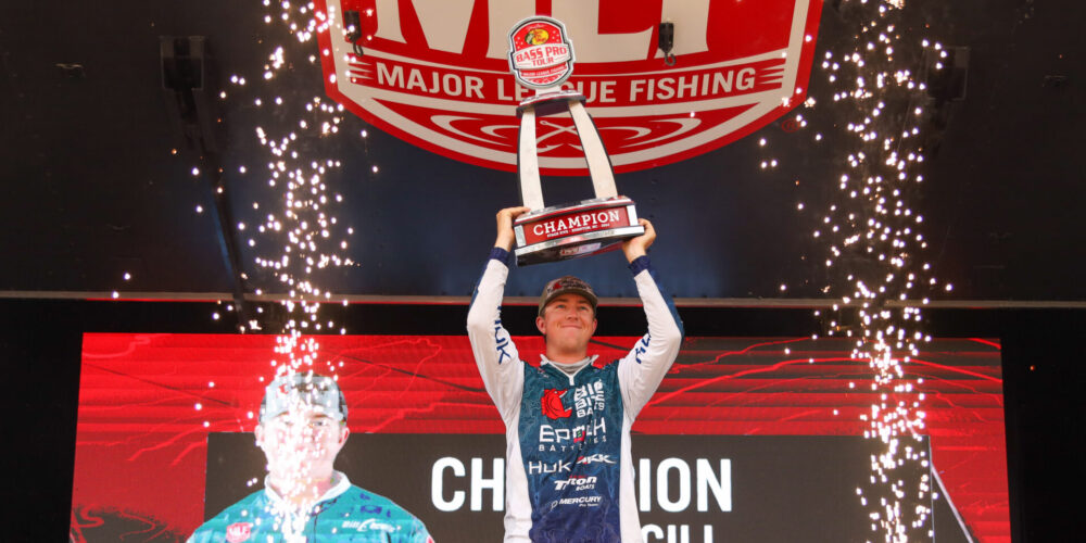 Image for Gill conquers Chowan River to claim first Bass Pro Tour win