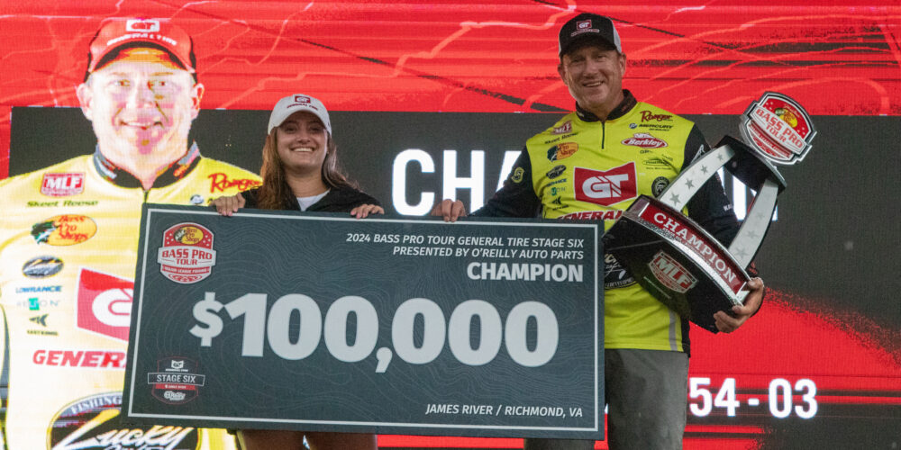Image for Reese claims first Bass Pro Tour trophy with James River triumph