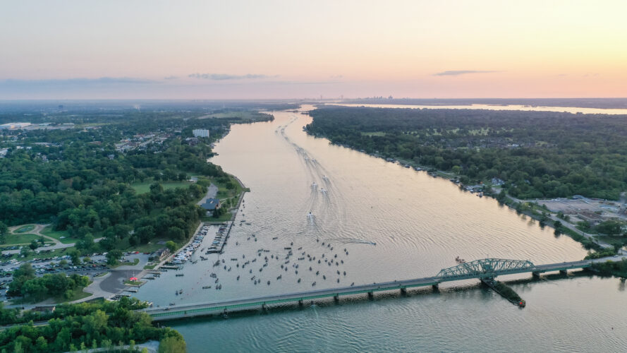 Image for Big weights on tap at Detroit River