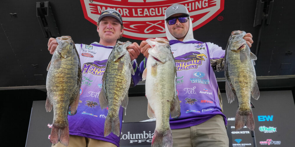 Image for University of Montevallo takes lead heading into final day at Abu Garcia College Fishing National Championship Presented by Columbia PFG on Wheeler Lake
