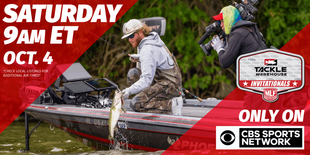 Image for Major League Fishing’s 2025 Tackle Warehouse Invitationals to premiere Saturday on CBS Sports