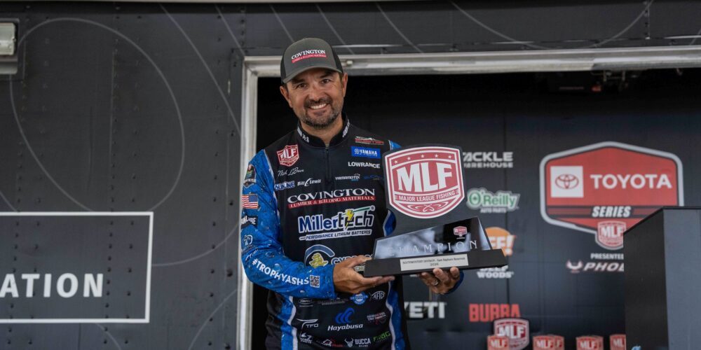 Image for LeBrun catches 26-2 on final day to vault to win at Toyota Series at Sam Rayburn Reservoir Presented by Suzuki Marine