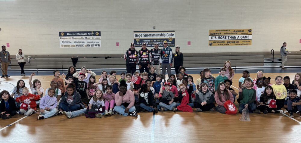 Image for Casting for the next generation: MLF pros hook Ravenel Elementary students with conservation message