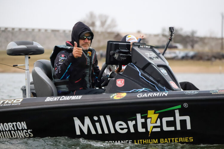 Image for GALLERY: Bass Pro Tour anglers launch onto Lake Whitney for first day of Stage 3