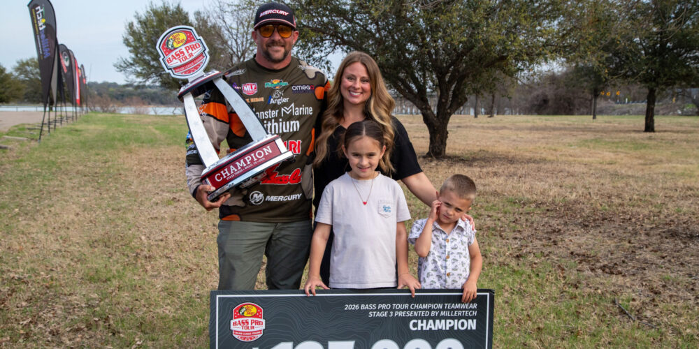 Image for Zack Birge wins Bass Pro Tour Champion Teamwear Stage 3 Presented by MillerTech at Lake Whitney and Lake Waco