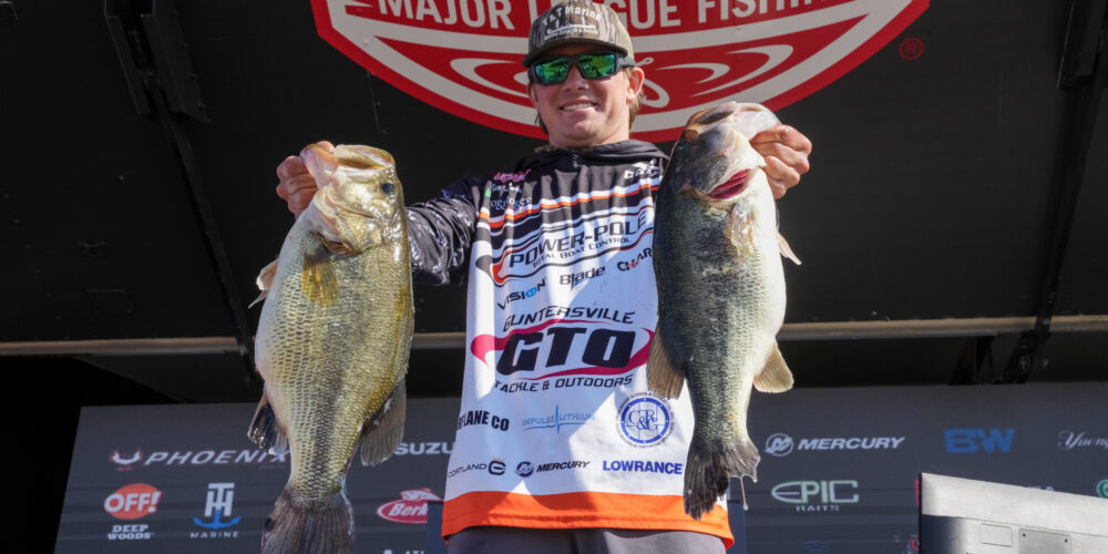 Image for Alabama’s Cal Lane leads slugfest After Day 1 of Tackle Warehouse Pro Circuit Stop 3 Presented by Suzuki Marine on Wheeler Lake