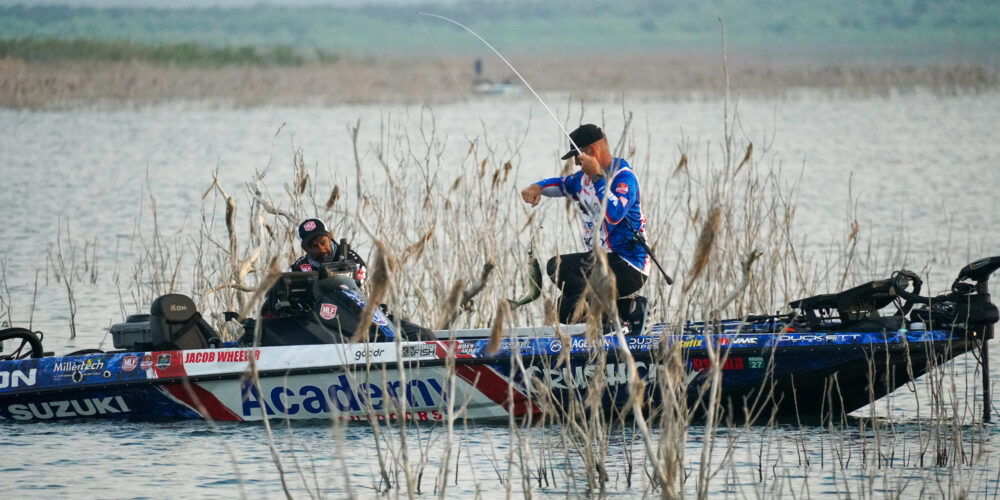 Image for Wheeler leads after Day 1 at Bass Pro Tour Suzuki Marine Stage 4 Presented by Plano
