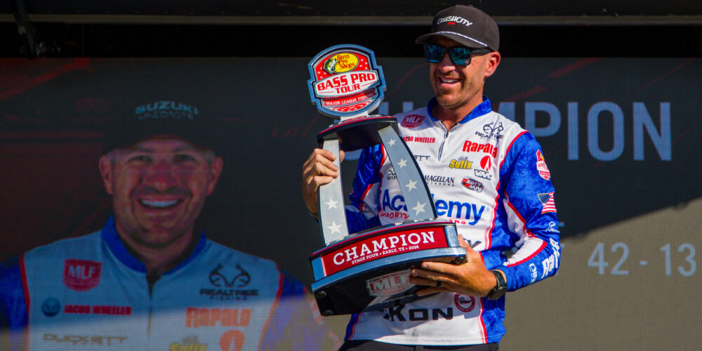 Image for Jacob Wheeler earns 11th Bass Pro Tour win at Suzuki Marine Stage 4 Presented by Plano