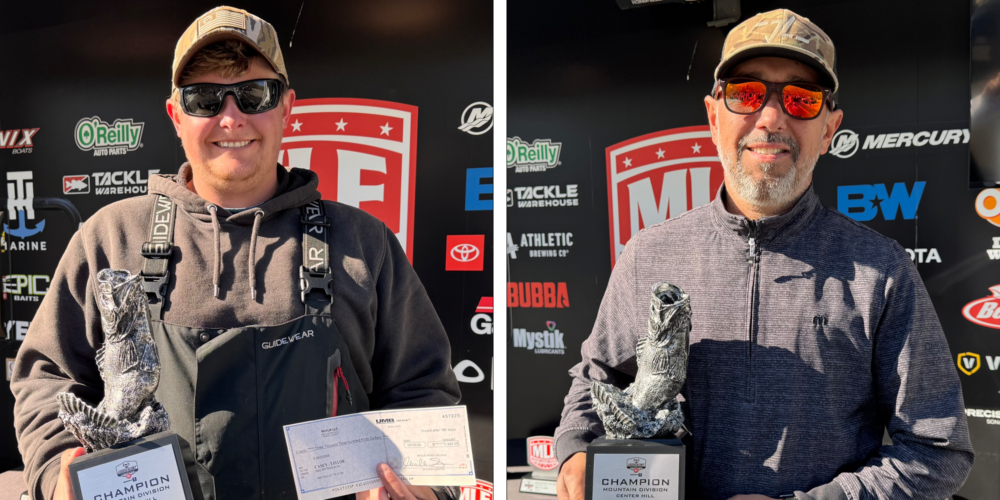 Image for Smithville’s Taylor edges field to win at Phoenix Bass Fishing League event at Center Hill
