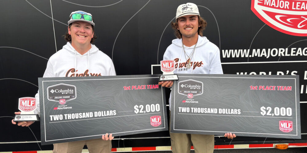 Image for Oklahoma State University wins Columbia PFG College Fishing Presented by Abu Garcia Tournament on Table Rock Lake Presented by Suzuki Marine