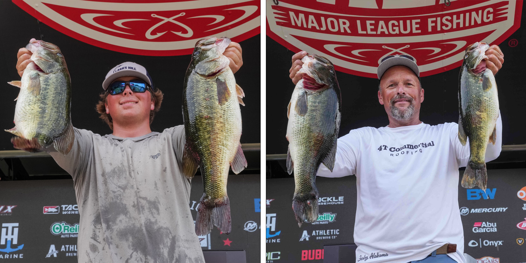 Georgia's Jack Story takes the early lead at Lake Murray on Day 1