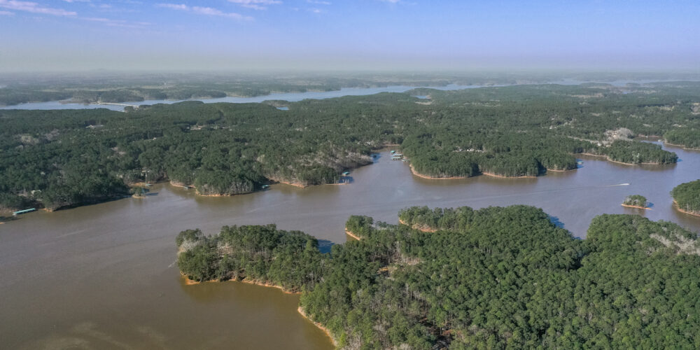 Image for Low water, no problem on Clarks Hill