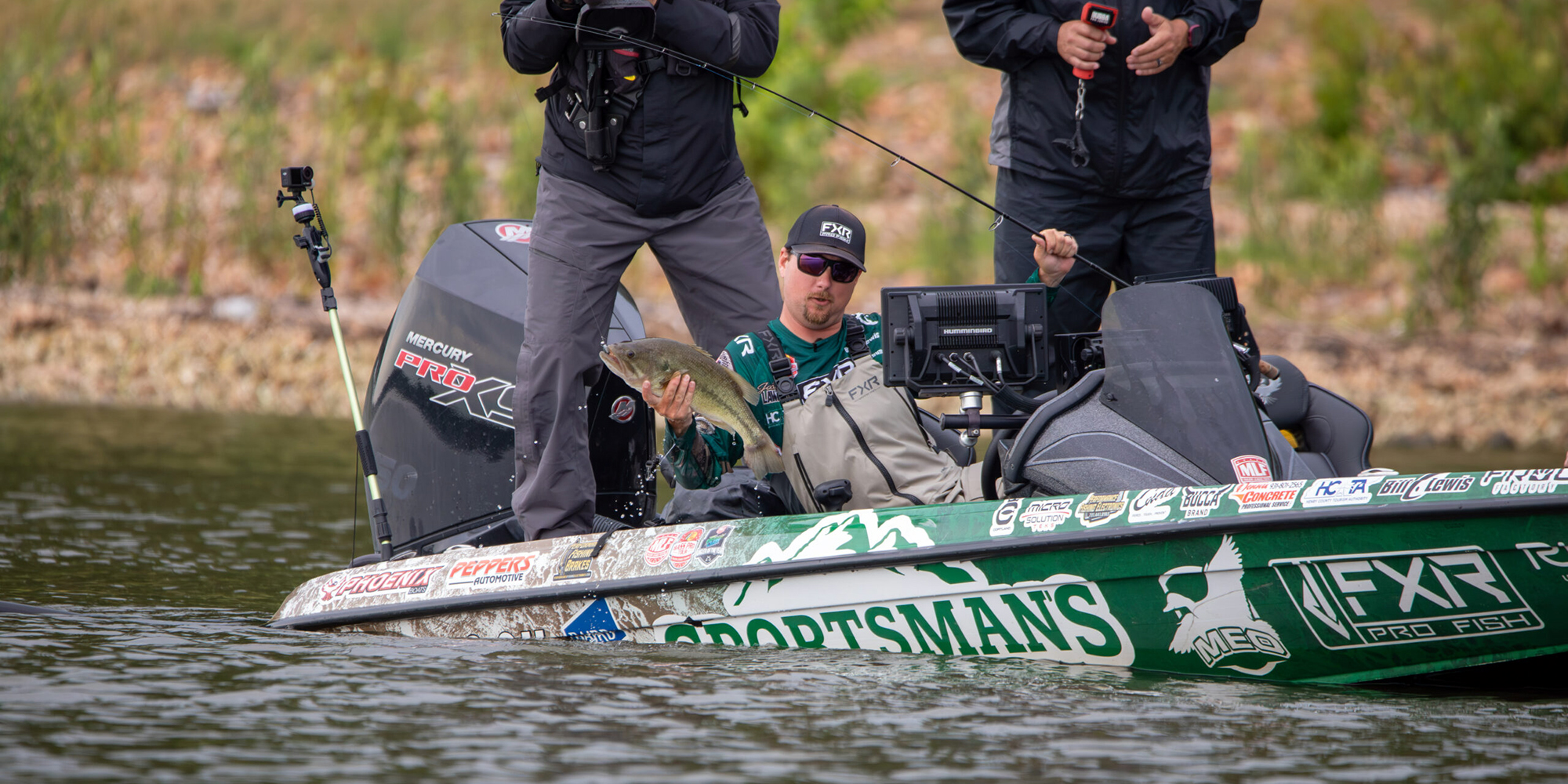 Lawrence leads after explosive Day 1 on Grand - Major League Fishing