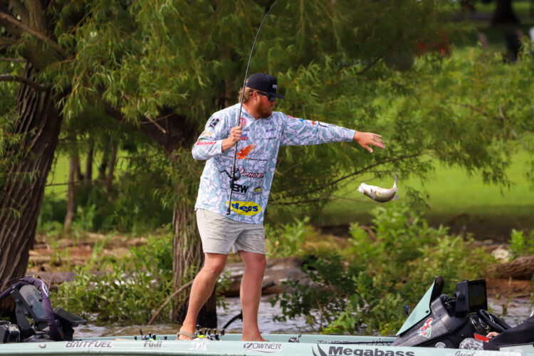 Image for GALLERY: Grand Lake brings bass by the bunches on Day 2 of Bass Pro Tour Stage 6