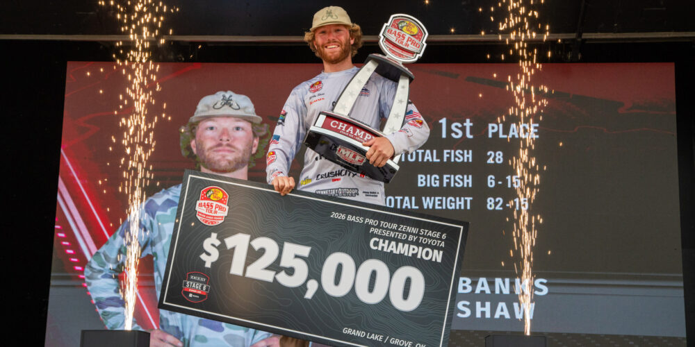 Image for Banks Shaw earns first Bass Pro Tour win at Zenni Stage 6 at Grand Lake Presented by Toyota