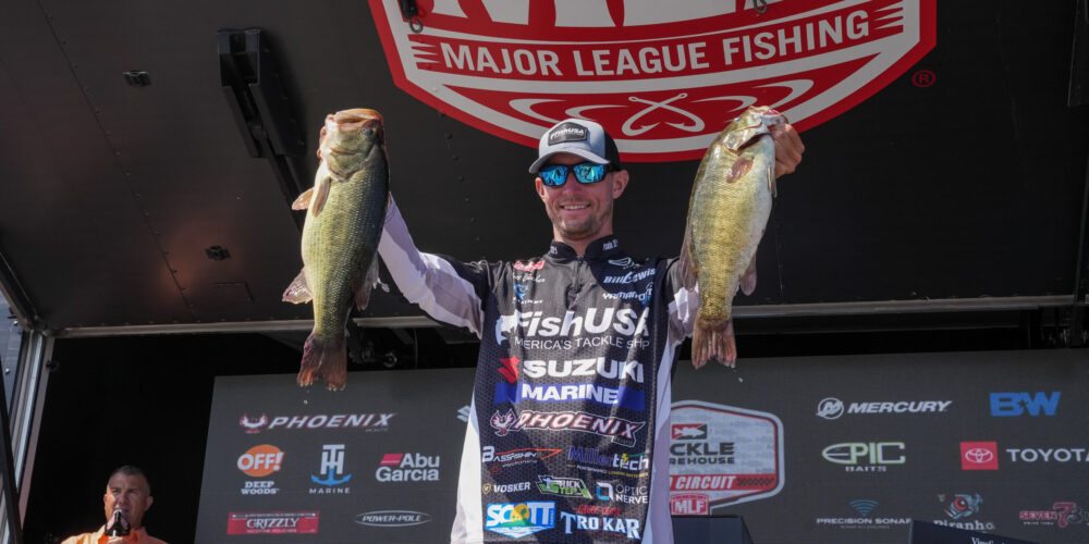 Image for Matt Becker takes early lead after Day 1 of Tackle Warehouse Pro Circuit Stop 6 on Lake Champlain Presented by VOSKER