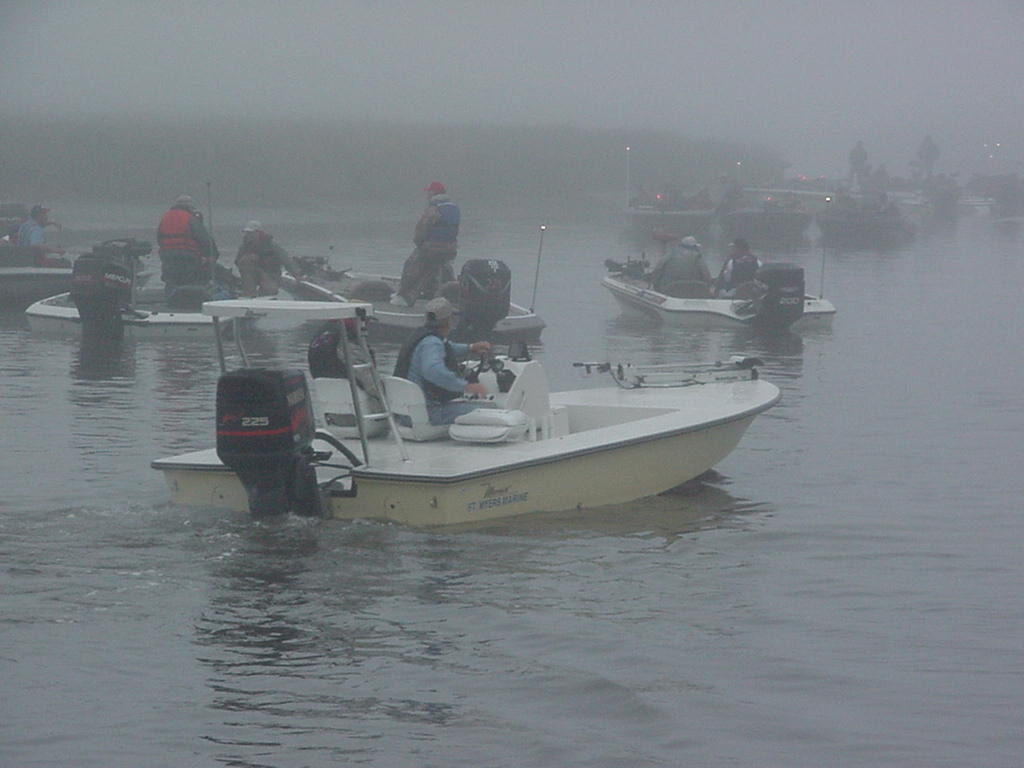 Image for Fog delay cuts fishing time in Wal-Mart FLW Tour Biloxi bass event, Alabama’s Howell leads field