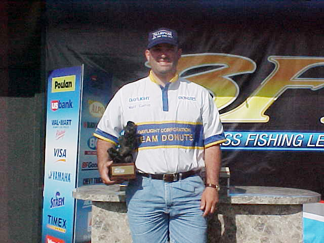 Image for Carroll wins Wal-Mart Bass Fishing League tournament on Fort Gibson Lake