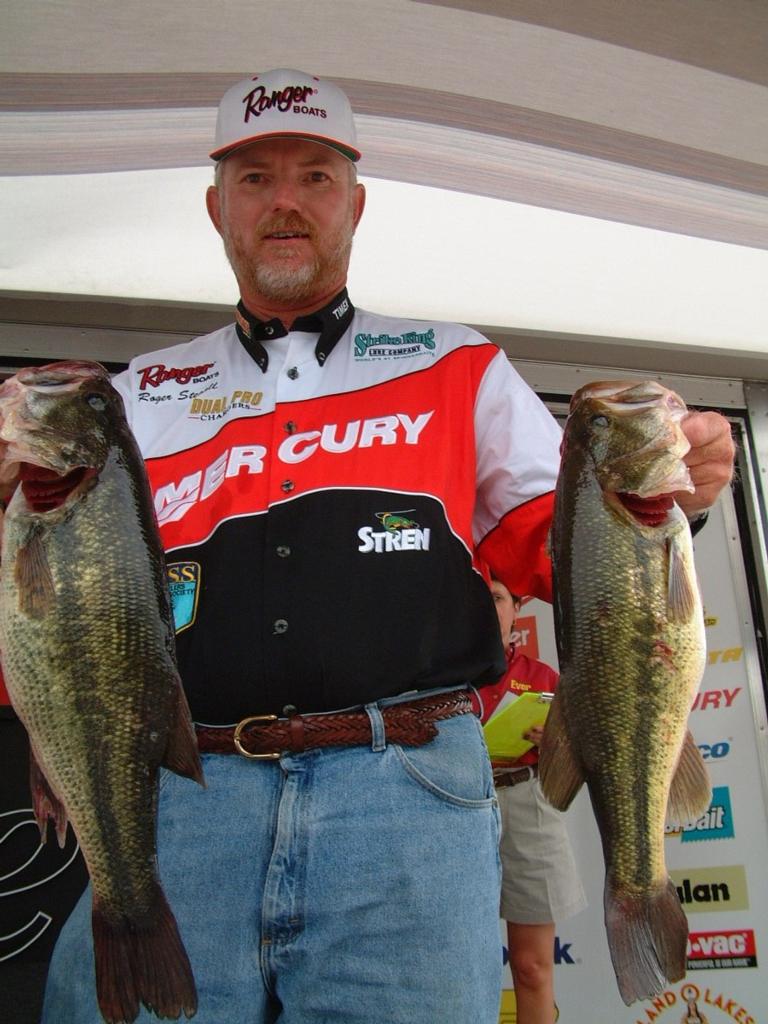 Image for Stegall steals show in opening round of EverStart competition on Lake Ferguson