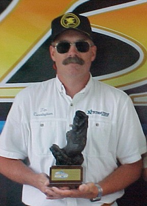 Image for Cunningham wins Wal-Mart Bass Fishing League tournament on Lake Monroe