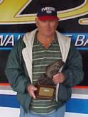 Frank Coble, Conway, Ark., claimed first place and $1,961 in the 139-competitor Co-angler Division with three bass weighing 10 pounds, 9 ounces.
