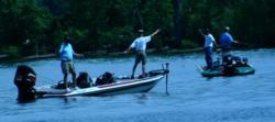 Anglers squeeze in a few last-minute casts before Thursday