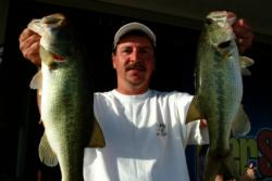 Mario Caporuscio of Rancho Santa Margarita, Calif., used a catch of 10 pounds, 8 ounces to grab second place in today