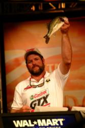 Using a catch of 4 pounds, 13 ounces, co-angler Darrell Stevens netted the third runner-up finish of his career on Beaver Lake and was resigned to the fact that he